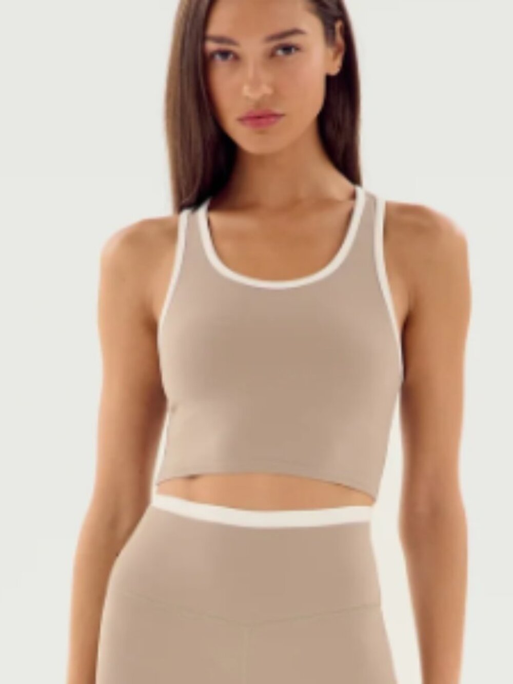 SPLITS59 Amber Airweight Bralette in Latte L